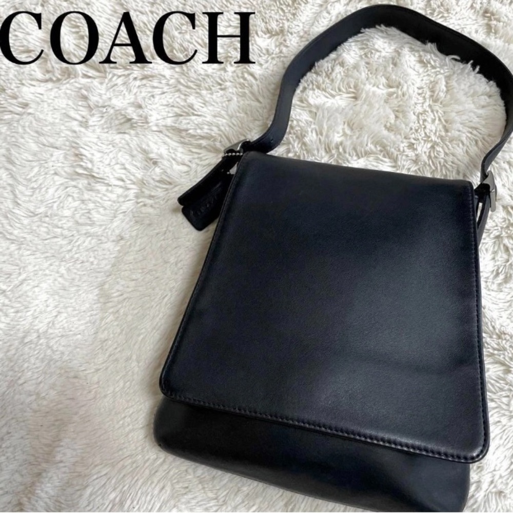 Coach Black Leather Handbag